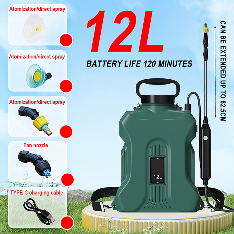 Gardening Tools High Quality - Semprotan Elektrik 12L Berkualitas Tinggi Baterai