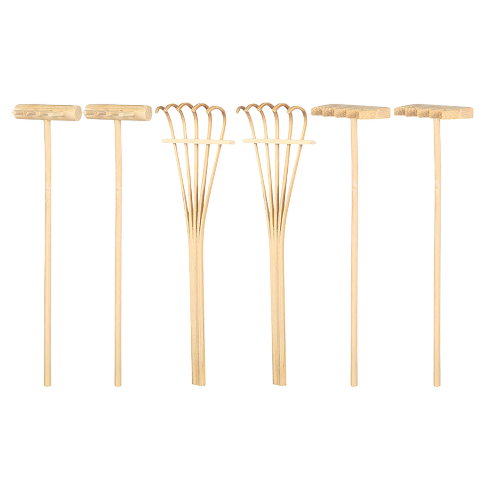 Zen Gardening Tools - 6Pcs Set Garpu Pasir Mini dari