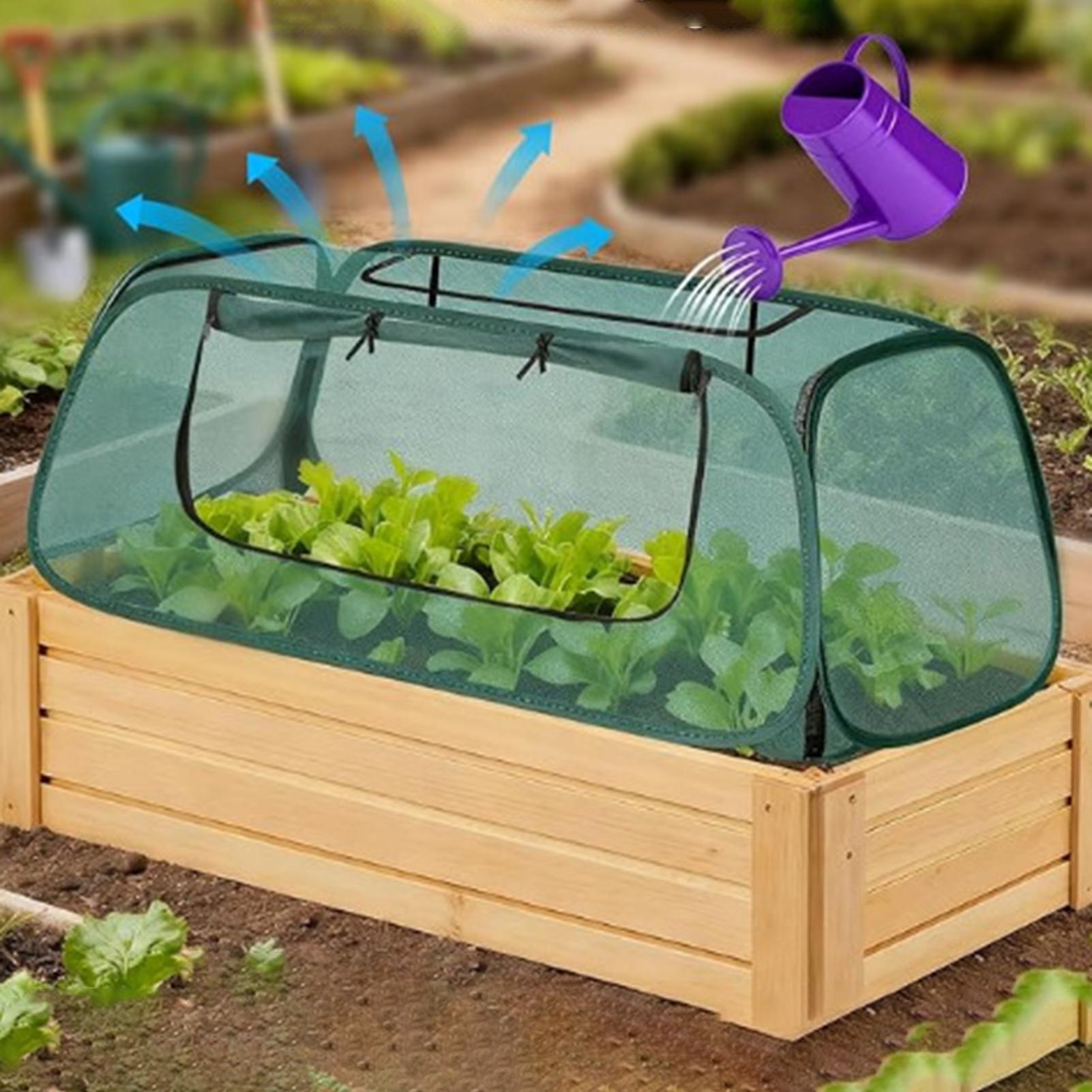 Outdoor Planting Bag - Penutup Tanaman Jaring Taman Portabel, Tenda