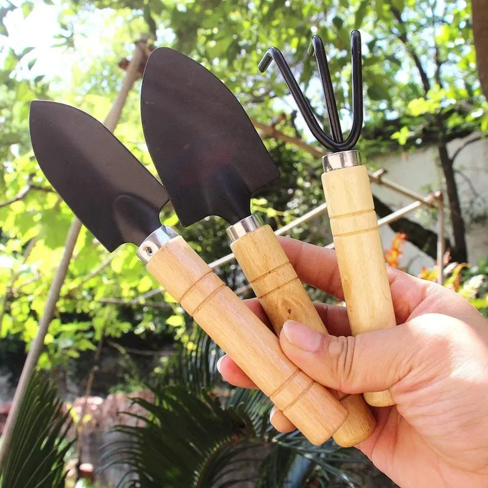 Gardening Tools For Weeds - 3Pcs/Set Peralatan Taman Mini Ukuran Kecil