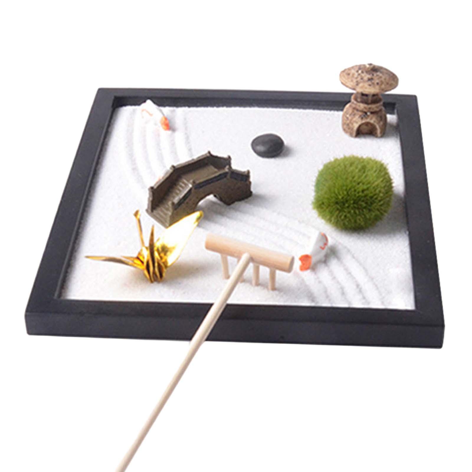 Zen Gardening Tools - Kit Alat Taman Pasir Mini untuk