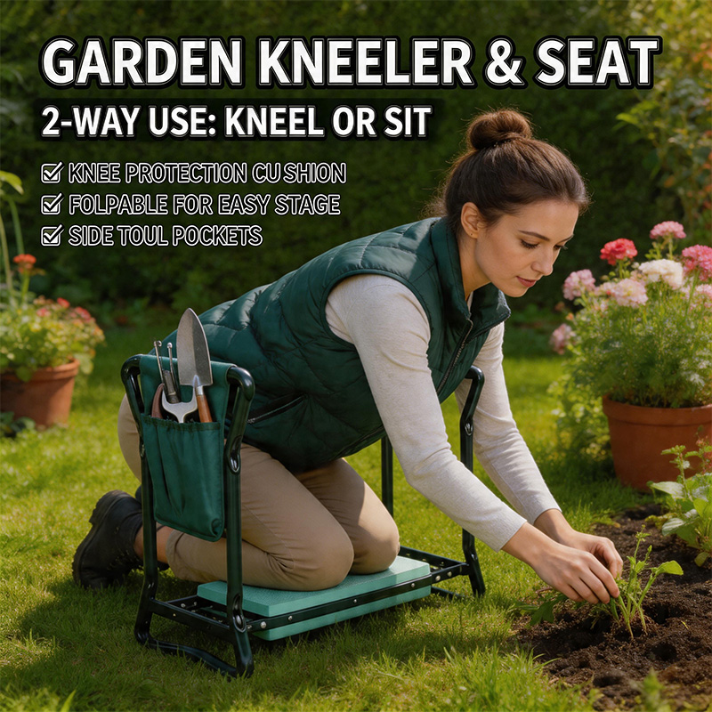 Garden Kneeling Pad - Kursi Lipat untuk Berkebun dengan Bantalan