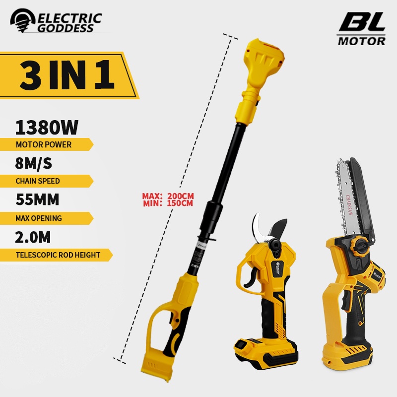 Gardening Tools Spade - Gergaji Rantai Listrik Tanpa Sikat 6
