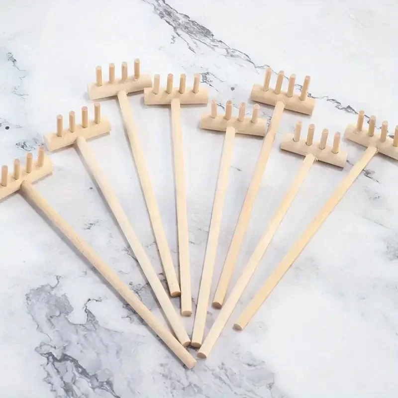 Zen Gardening Tools - Set Garu Bambu Mini Berkualitas Tinggi
