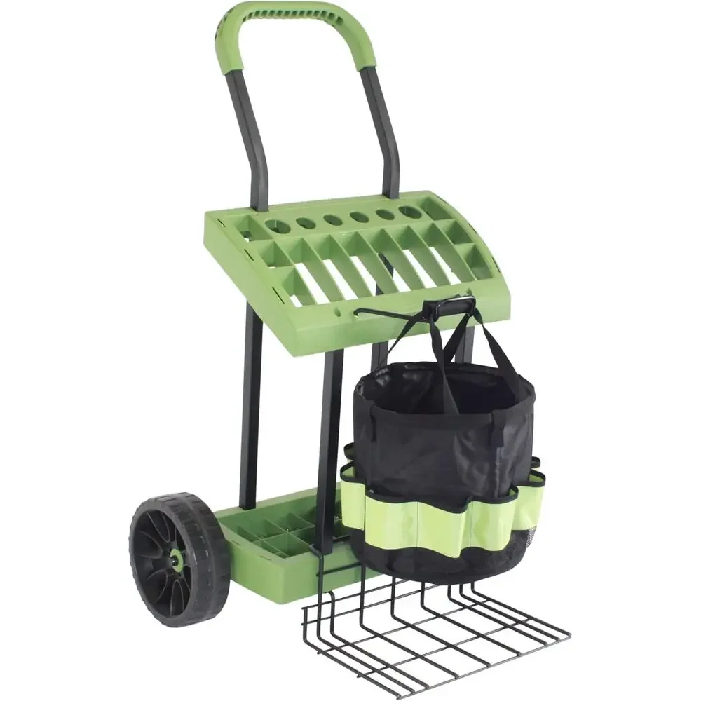 Gardening Tools Made In Usa - Gerobak Peralatan Taman dengan Tas, Penyimpanan