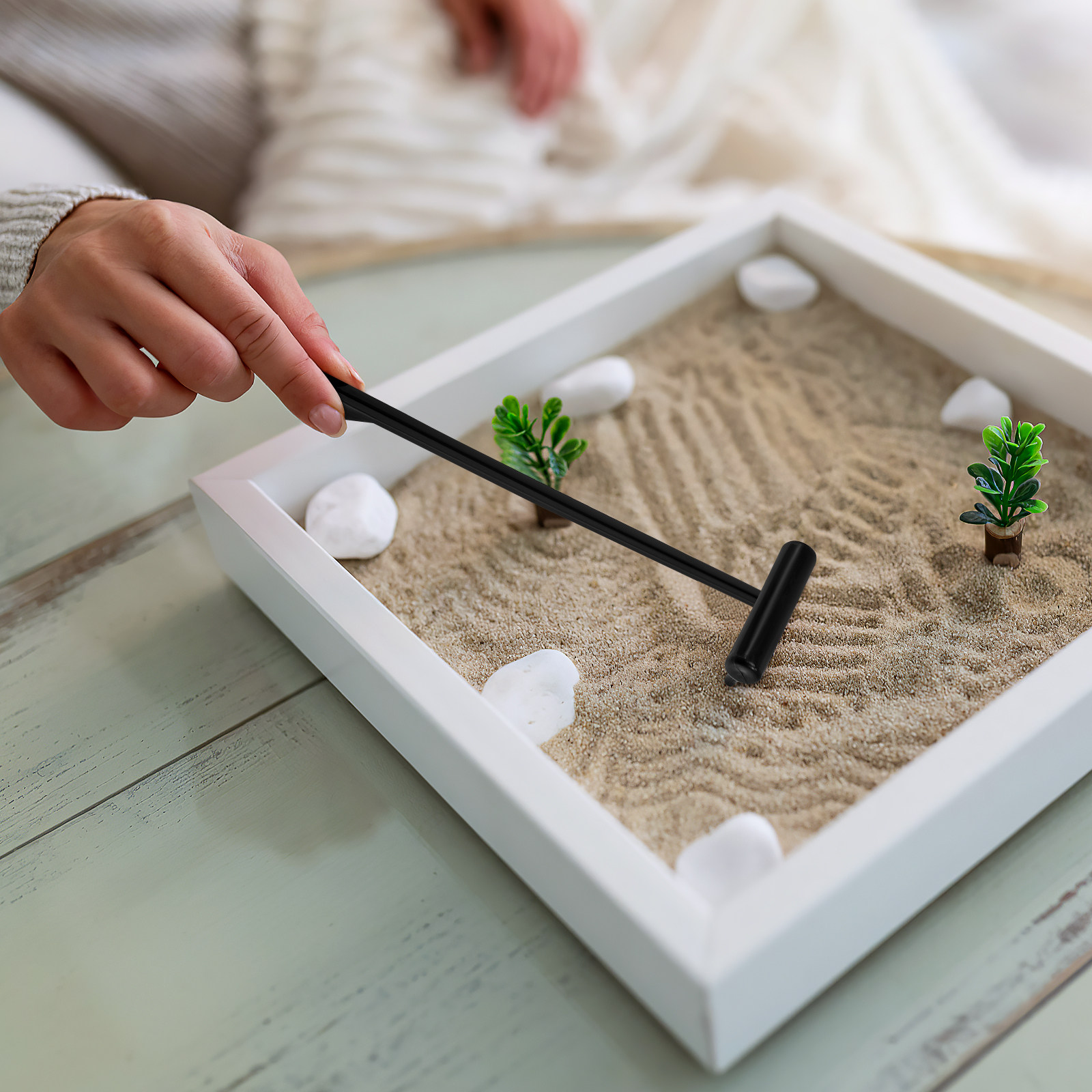 6Pcs Set Garpu Taman Zen Mini  - Zen Gardening Tools ulasan dan harga