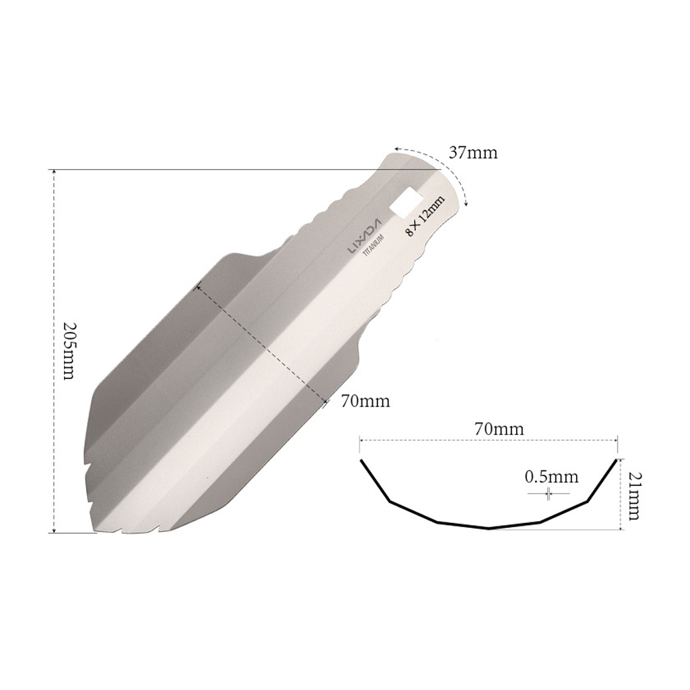 Sekop Tangan Titanium Baru Sek - Garden Hand Trowel ulasan dan harga