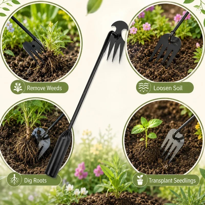 Alat Penyiang Rumput Manual 2  - Gardening Tools For Weeds ulasan dan harga