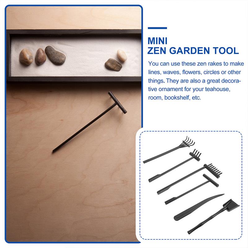 Taman Zen Menyapu Pasir Mini M - Zen Gardening Tools ulasan dan harga