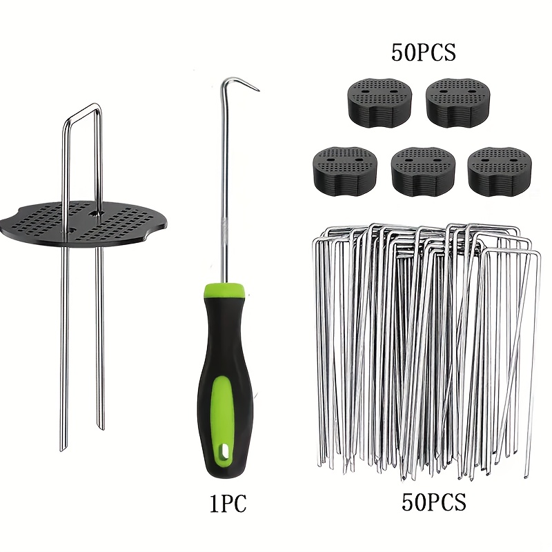 101 Buah Set Pasak Taman-Stapl - Gardening Tools For Weeds ulasan dan harga