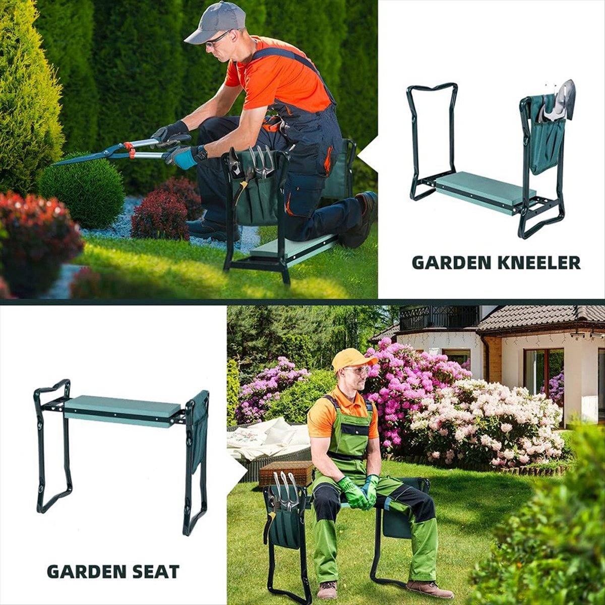 B23BBG 2 in 1 Alat Duduk dan P - Gardening Tools For Seniors ulasan dan harga