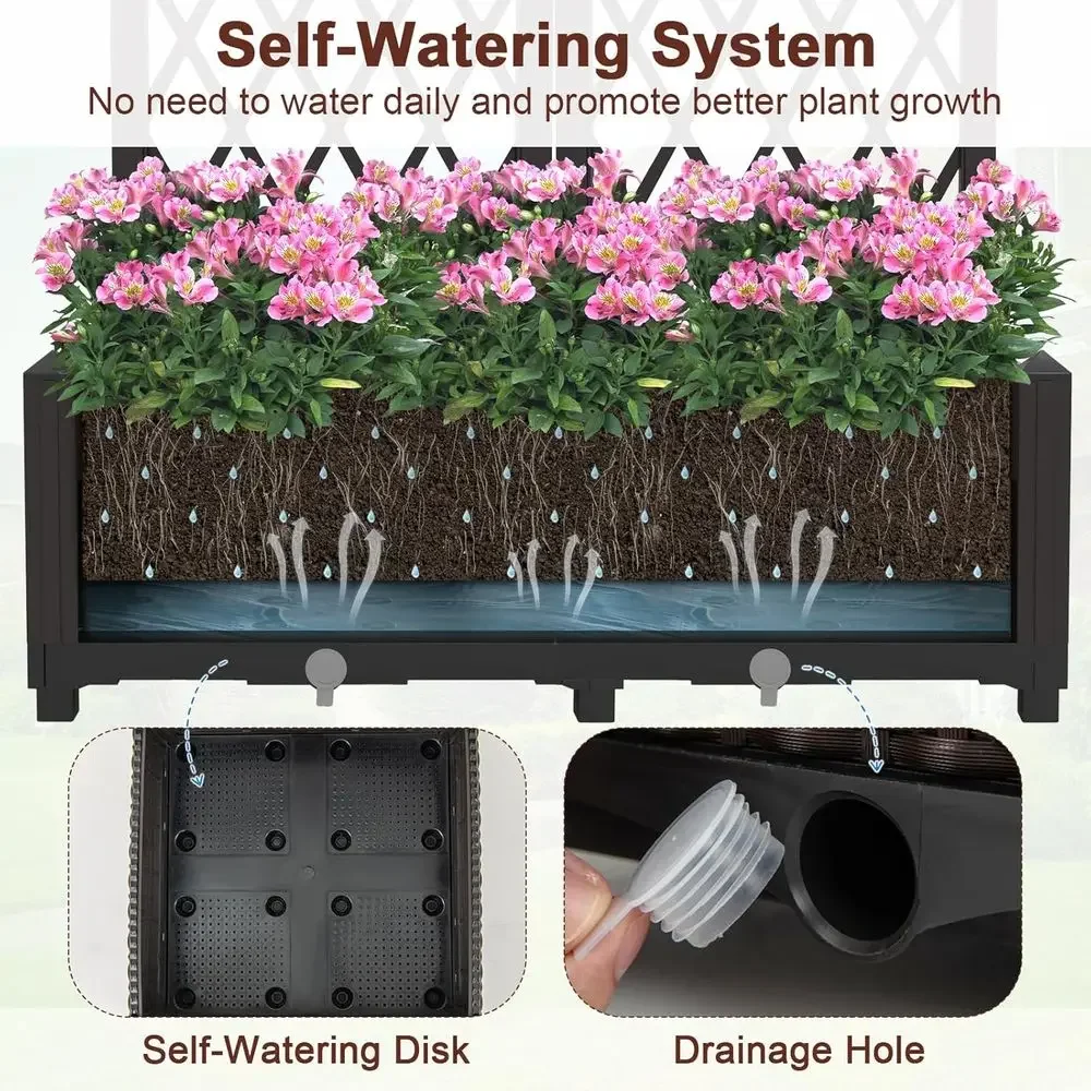 Bedeng Tanaman Terangkat denga - Self-Watering Planter ulasan dan harga