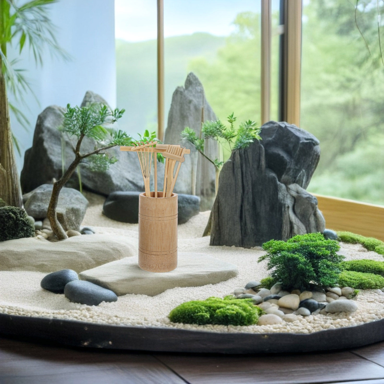 1Set Set Alat Pemecah Pasir Ze - Zen Gardening Tools ulasan dan harga