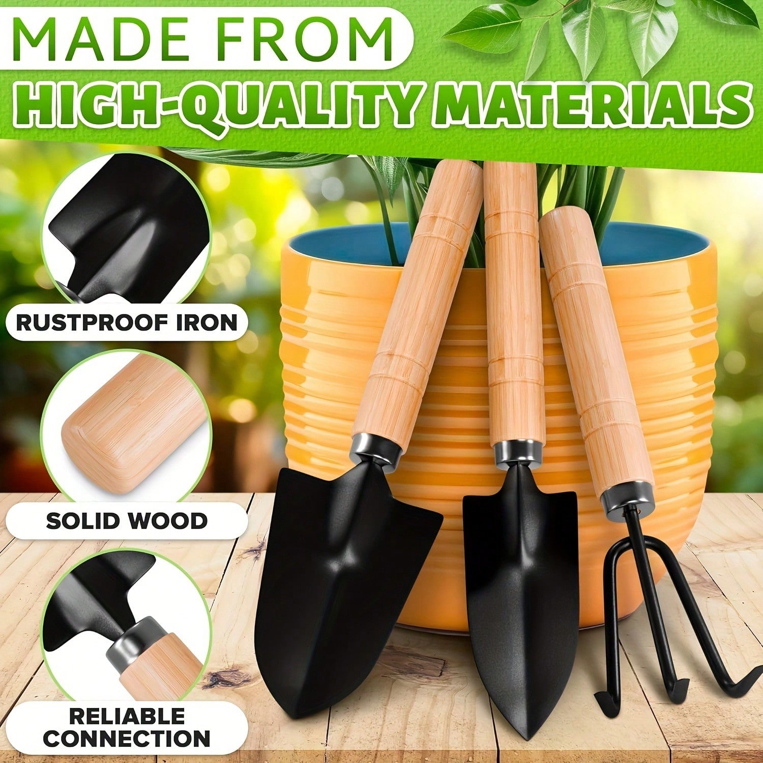 3 Buah/1Set Set Alat Berkebun  - Gardening Tools Spade ulasan dan harga