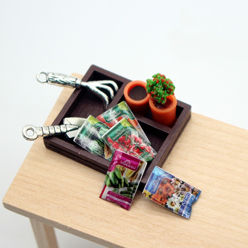 Aksesoris Taman Miniatur Rumah - Gardening Tools Spade ulasan dan harga