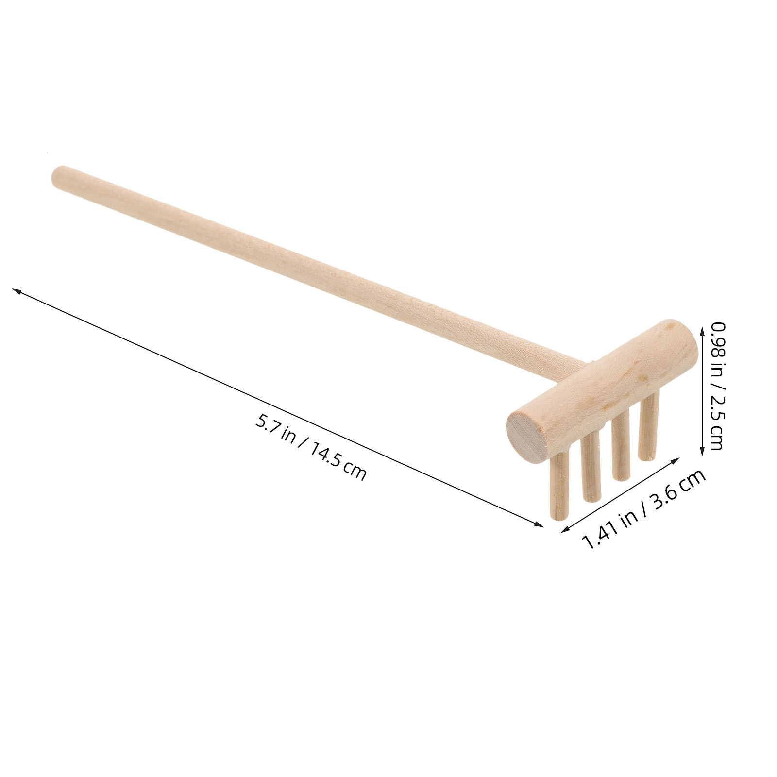 Alat Penggaruk Pasir Bambu Min - Zen Gardening Tools ulasan dan harga