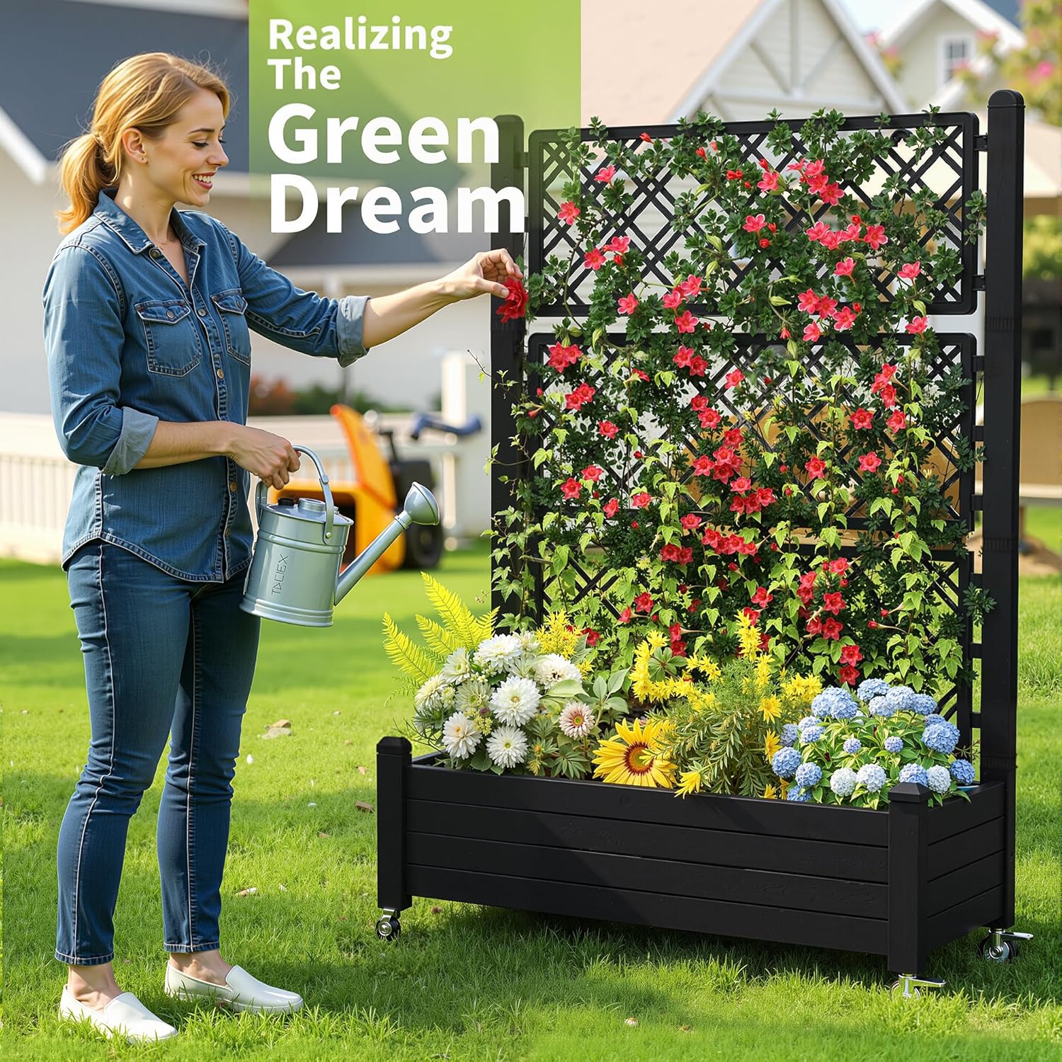 Kotak Tanam Bertingkat dengan  - Self-Watering Planter ulasan dan harga