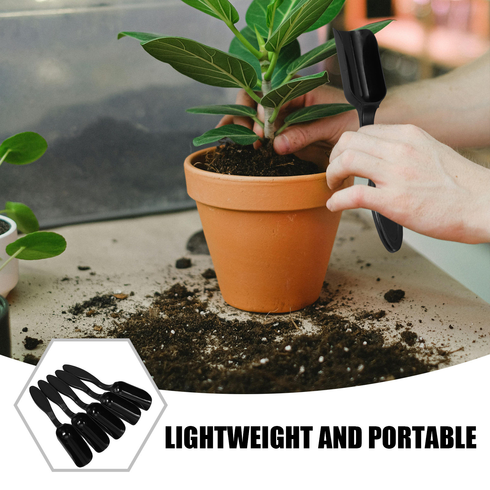 20Pcs Sekop Plastik Mini Pegan - Garden Hand Trowel ulasan dan harga