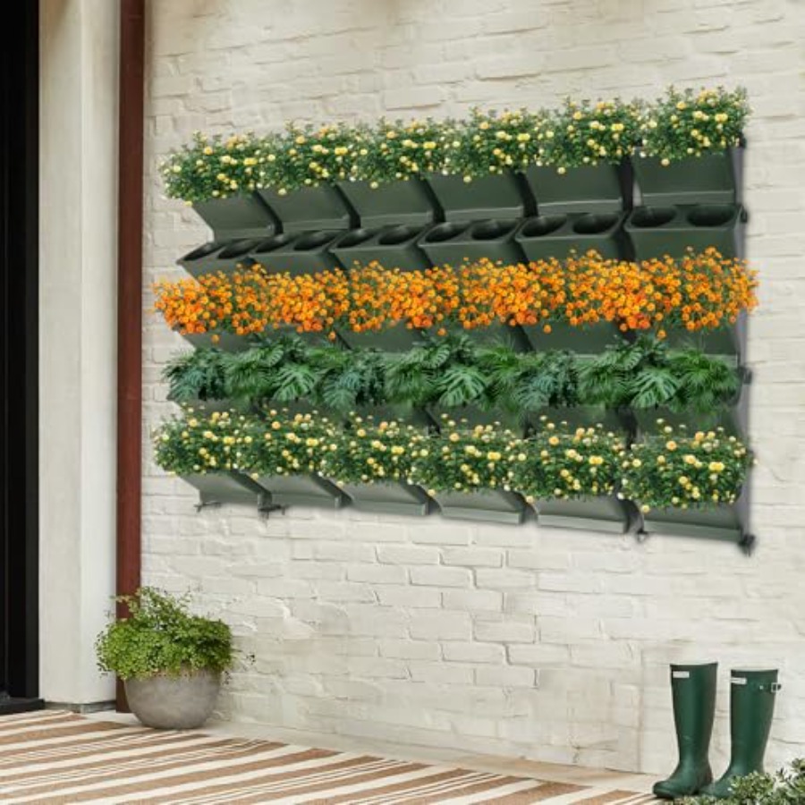 Penanam Dinding Vertikal Untuk - Self-Watering Planter ulasan dan harga