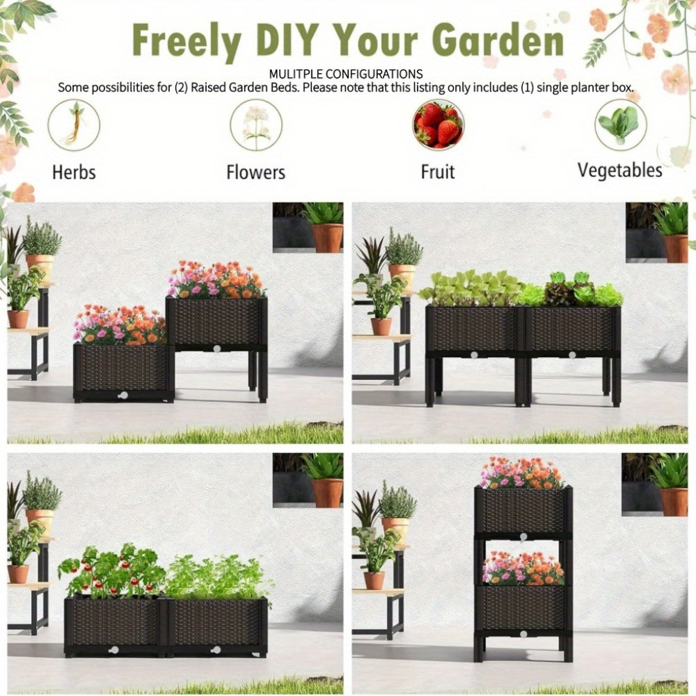 Kotak Tanam Terangkat, Wadah T - Self-Watering Planter ulasan dan harga