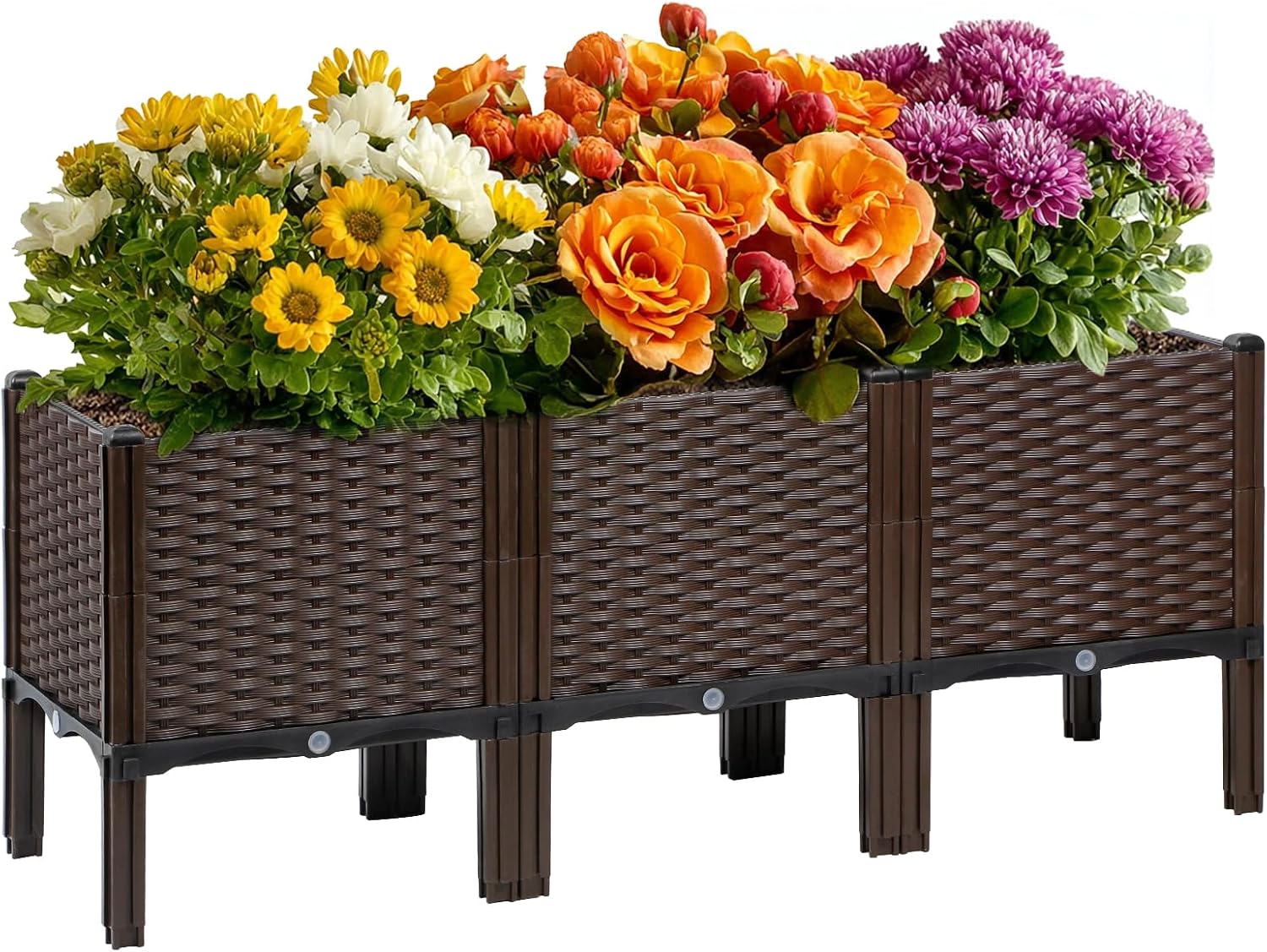 Pot Tanaman Rotan untuk Taman  - Self-Watering Planter ulasan dan harga
